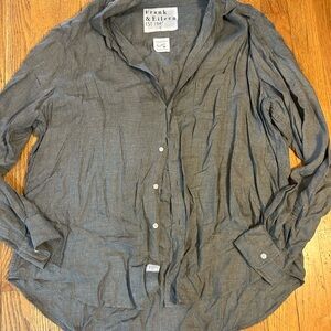 Frank & Eileen Charcoal Button Down Shirt